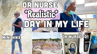 SHOWING YOU AROUND THE OPERATING ROOM NURSING 101  HIKE WITH ME [upl. by Betti]