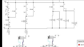 Delay AB DELAY AB electropneumatic circuit mechatronics [upl. by Waldack]