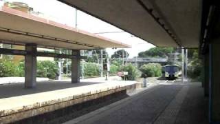 Rome Metro train approaching Ostia Centro station [upl. by Amahs]