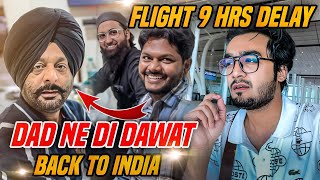 Back to India  Dad Ki Dawat After Umrah  Amer Bhai and Abdullah Bhai  Param Vlog 157 [upl. by Anikat980]