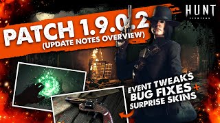 SURPRISE MINI update TWEAKS amp FIXES  unlockable skins HUNT Showdown Update 1902 Overview [upl. by Anrim]