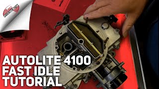 Autolite 4100 Fast Idle Tutorial [upl. by Kraska]