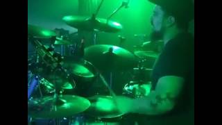 Rudy Mariani live drum cam supporting WARREL DANE [upl. by Swanson]