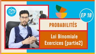 CAFE ECO  Probabilités S2 EP18 Loi Binomiale Exercices partie2 [upl. by Asyral584]