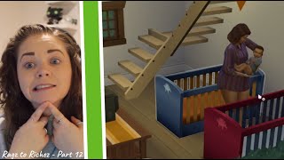 Sims 4 Rags to Riches Cottage Addition  Part 12  THE CHILDREN [upl. by Erialc103]