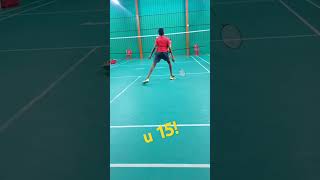 U 15 district championship good rallies🔥racketsportshortvideobadmintontrendingshortsfeed [upl. by Ragde]