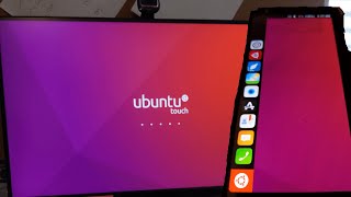 Turning my Phone into a Linux PC Ubuntu Touch [upl. by Nniroc]