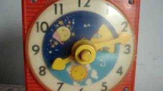 FisherPrice teaching clock [upl. by Ruvolo]