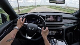 2024 INFINITI QX60 Autograph  POV Driving Review [upl. by Gretal]