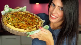 ASMR ita  🥘 RICETTA TORTA SALATA DI ZUCCHINE  FACILISSIMA [upl. by Einnos764]