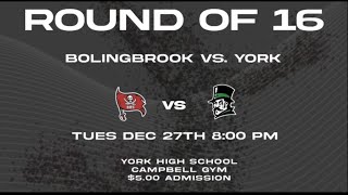 Bolingbrook vs York Jack Tosh Holiday Classic [upl. by Immac]