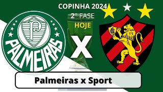 Palmeiras x Sport hoje  Copinha 2024  2 fase  Data horário e onde assistir ao vivo 13012024 [upl. by Llehsyar]