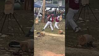 Wood Chop Kilcoy Show 2024 [upl. by Herrick431]