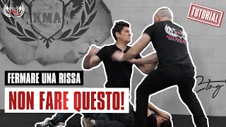 FERMARE UNA RISSA TESTO LE TECNICHE Krav Maga  Tutorial  Manuel Spadaccini [upl. by Heck]