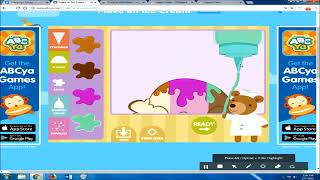 ABCya game make an ice cream and enjoy [upl. by Aynav]