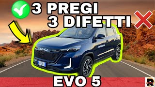 EVO 5  3 PREGI e 3 DIFETTI  MIGLIOR SUV DA 19 MILA EURO [upl. by Vrablik]