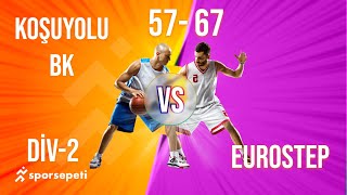 Koşuyolu BK  Eurostep  Div 2  Sporsepeti Basketbol Ligi [upl. by Asyral]