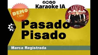 Marca Registrada  Pasado Pisado  Karaoke [upl. by Sumner]