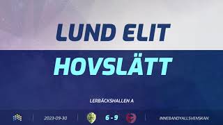 Highlights Allsvenskan Södra Herr IBK Lund  Hovslätts IK [upl. by Yesiad]