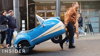 Collector Owns Two Rare Microcars [upl. by Ahsercal]