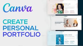 How To Make A Personal Portfolio Using Canva  Simple And Easy 2024 [upl. by Ternan]