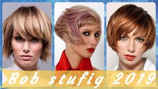 🌹 Die neue 20 Ideen zu frisuren bob stufig 2019 [upl. by Tonneson]