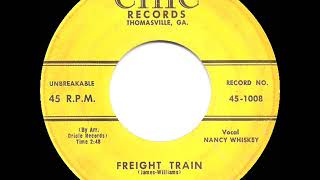 1957 HITS ARCHIVE Freight Train  Chas McDevitt Skiffle Group Nancy Whiskey vocal [upl. by Riobard]