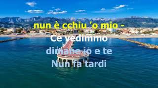 via partenope Andrea Sannino karaoke [upl. by Halilak]