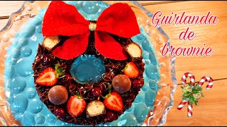 GUIRLANDA DE BROWNIE  RECEITAS DE NATAL [upl. by Rabbi]