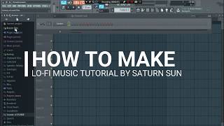 HOW TO MAKE LOFI HIP HOP MUSIC FREE FLP [upl. by Hayyikaz]