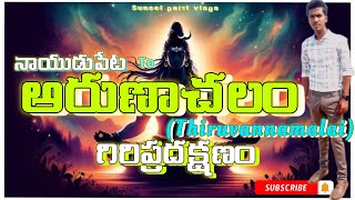 Naidupeta to Thiruvannamalaiఅరుణాచలంగిరిప్రదాష్కాణంచేశానుSuneel parri vlogs  Telugu 🙏 [upl. by Cyrille398]