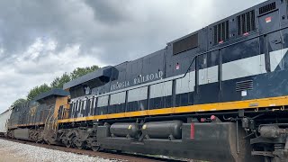 Test CSX New Georgia Railroad Train Passed [upl. by Sadye]