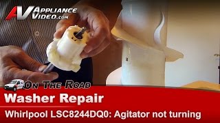 Whirlpool Washer Repair  Agitator Not Working  Agitator Dogs [upl. by Aleekahs]