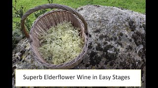 Making Elderflower Wine  The Taste of Summer Part 1 [upl. by Yvaht]