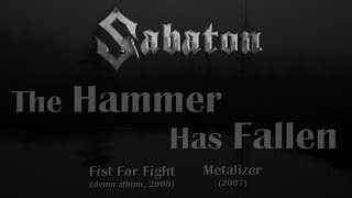 Sabaton  The Hammer Has Fallen Lyrics English amp Deutsch [upl. by Yusem]