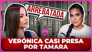 VERÓNICA BATISTA CASI PRESA POR LLAMAR “ARREBATADA” A TAMARA MARTINEZ [upl. by Sanoy]