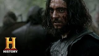 Vikings Athelstan Saves Ragnar in Battle Season 2 Episode 2  History [upl. by Livy]