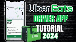 Uber EATS Delivery App Tutorial for 2024 Step by Step [upl. by Wallford]