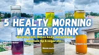 5 Healthy water recipes  clear skinweigh loss stop hair fall boost immunity and more l Episode 5 [upl. by Edurtreg983]