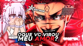 Lv2 kara Cheat React Divina Facínora  Novatroop  Sukuna Jujutsu Kaisen Au amp As  Drop Vilões [upl. by Eitten161]