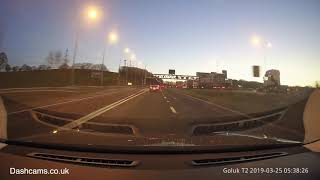 M62 Crash  Accident caught on Dashcam Leeds [upl. by Chrystel27]