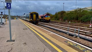 Onboard SWR 159012 From Westbury To Yeovil Junction Via Frome Castle Cary amp Yeovil Junction [upl. by Eiramanitsirhc433]