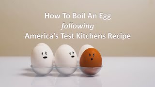 How To Boil Eggs The 10 Minute Americas Test Kitchen Hard Boiled Egg Recipe  StepbyStep Guide [upl. by Etteyniv418]