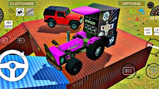 tractor vs 4x4 off road game 4x4jeep games tractor [upl. by Ailemap]