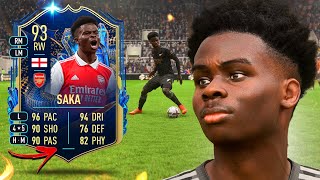 93 TOTS Bukayo Saka is SERIOUSLY META 🔥 [upl. by Vas75]