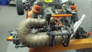 Putting Exhaust Wrap on Baja 5b DDM Dominator V1 Pipe [upl. by Snyder]