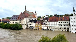 Überschwemmungen in Niederösterreich und Oberösterreich [upl. by Tuorah]