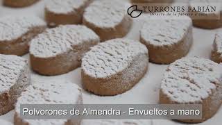 Cómo se hacen los polvorones de almendra  fabricación artesana [upl. by Riddle130]