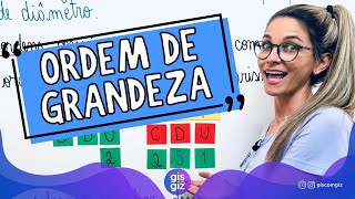 ORDEM DE GRANDEZA \Prof Gis MATEMÁTICA [upl. by Kcirtapnhoj691]