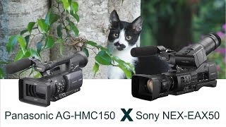 Sony NEXEA50 X Panasonic AGHMC150 [upl. by Mallis367]